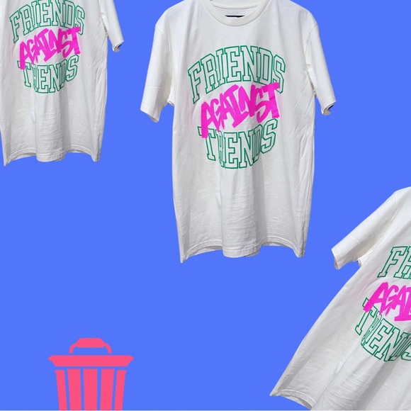 Friends Against Trends ™️ Collegiate Neon T-Shirt - Picture 3 of 6